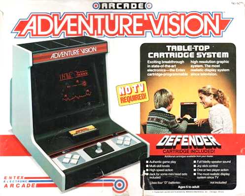 Entex Electronic Arcade AdventureVision